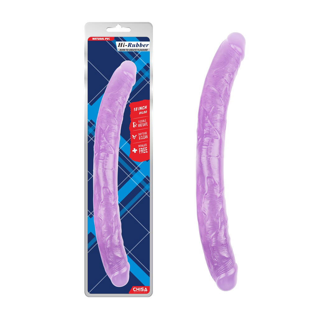 18 colių dildo-violetinė