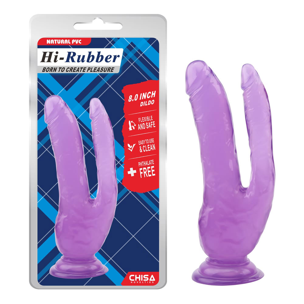 8,0 colio dildo – violetinė